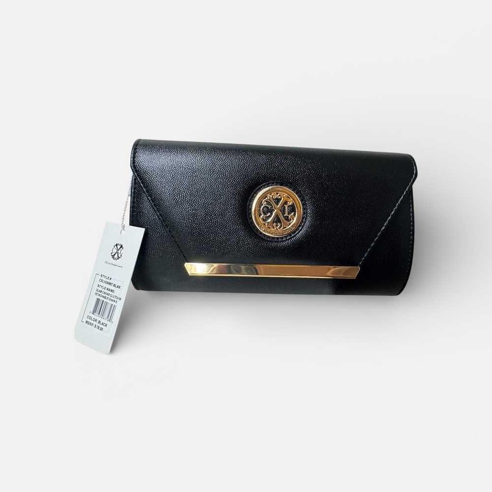 Christian Lacroix Black Clutch - Picture 3 of 6